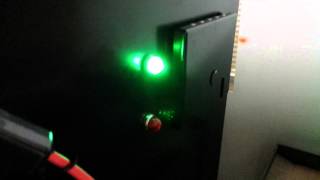 Traffic signal cabinet with battery backup testing [upl. by Odlareg501]