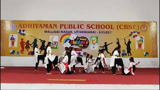 SHANISHA ADHIYAMAN CBSC UTHANGARAI NOV 14 DANCE [upl. by Ahsikal]