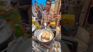 Epic Bread Omelette from a Street food Pro shorts [upl. by Linad]