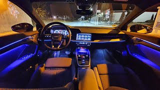 2021 Audi A3 Limousine 35 TDI S tronic  at night AmbienteLichtpaket plus [upl. by Gaile]