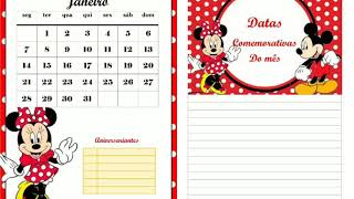 Planner 2019  Minnie amp Mickey [upl. by Evin]