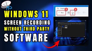 Windows 11 Screen Recording Without Third Party Software [upl. by Acinorav]