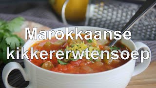 Marokkaanse kikkererwtensoep recept [upl. by Ahsoik675]