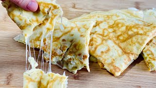 CRÊPES SALÉES MOELLEUSES GARNIES D’UNE FAÇON ORIGINALE  Facile et rapide Deli cuisine [upl. by Rochemont636]