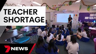 Victorian schools reopen soon but many without enough teachers or principals  7 News Australia [upl. by Ajiram]