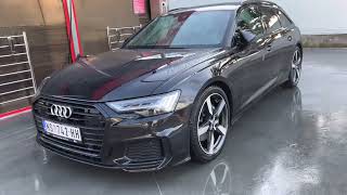 Audi A6 2019 286hp Mild hybrid wash and cruise first youtube video [upl. by Ylrehs]