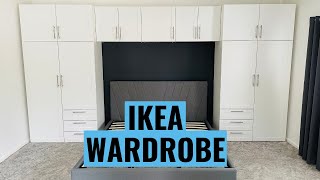 Ikea Platsa Wardrobe DIY assembly  installation [upl. by Tezzil]