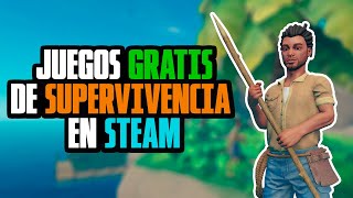 🪓 Los Mejores Juegos de supervivencia Gratis en Steam 2023 [upl. by Morette]