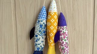 How To Make A Fun Fabric Fish  DIY Crafts Tutorial  Guidecentral [upl. by Yankee]