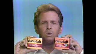 1985 Sinutab quotIf youre missing something in your medicinequot TV Commercial [upl. by Armin]