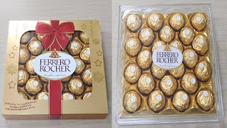 Ferrero Rocher Premium Chocolate  Gift Pack  24 Pieces [upl. by Pretrice816]