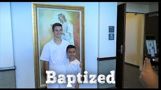 ELIJAH GOT BAPTIZED  CHURCH OF JESUS CHRIST OF LATTER DAY SAINTS  PHILLIPS FamBam Vlogs [upl. by Yecad]