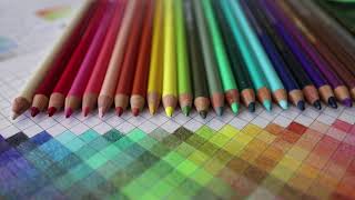 Artist studio VLOG  Swatching  Mixing Polychromos Artists‘ Colour Pencils ✶ Free chart download [upl. by Argyres789]