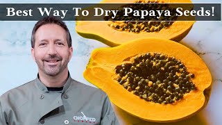 How to Transform Papaya Seeds into Flavorful Peppercorns Drying amp Preparing Tips [upl. by Cesare]