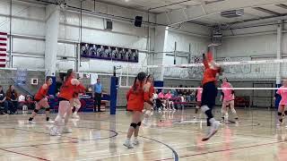 Jump Serve to Back Row Kill  7 Josie Essner [upl. by Frederic]