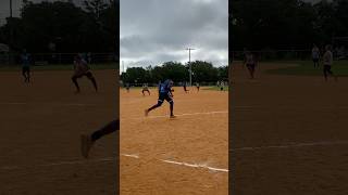 Kickball nice play 556 kickball sports league kick espn catch [upl. by Ahtanoj]