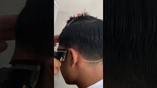 Tutorial taper fade wiht hair disain barbershopindonesia barbertutorials [upl. by Naletak]