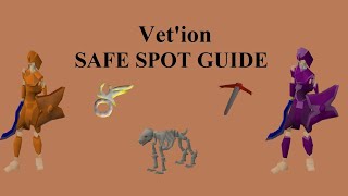 OSRS  Vetion Safe spot Guide  Best Vetion Lure spot  Quick amp Easy Step by step  Tile Set up [upl. by Belayneh]