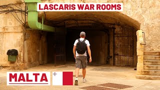 LASCARIS WAR ROOMS Museum in Malta  Secret World War 2 HQ in VALLETTA [upl. by Latta]