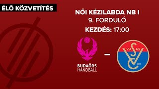 MoyraBudaörs Handball – Vasas SC  női KampH Liga  9 forduló [upl. by Aynotahs]