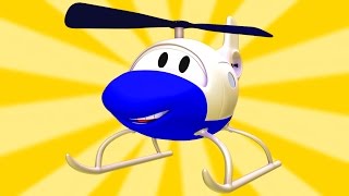 Helikopter Damperli kamyon Ma ve Çekici Tom  Araba ve Kamyon inşaat çizgi filmi çocuklar için [upl. by Bergin92]