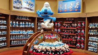 Smurf Land 2022 Dubai Parks amp Resorts Smurf Village Motiongate Smurf Village express Smurf Studios [upl. by Redep]