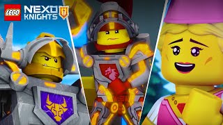 The best actions and heroes from LEGO NEXO KNIGHTS  compilation [upl. by Ahseiuqal986]