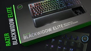 UNBOXING  LIGHTING FEATURE   RAZER BLACKWIDOW ELITE [upl. by Aniryt865]