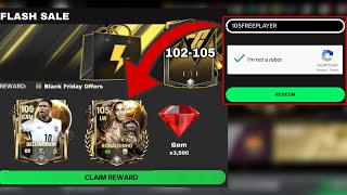 NEW REDEEM CODE BLACK FRIDAY FREE GIFT PACKAGES REVEALED BY EA NEW LEAKS IN FC MOBILE 25 [upl. by Bethany380]