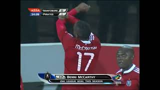 When Benni McCarthy Scores a Beautiful Goal And Get a RedCard [upl. by Nylazor]