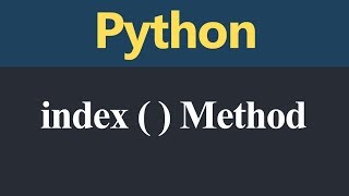 index Method in Python Hindi [upl. by Bernie]