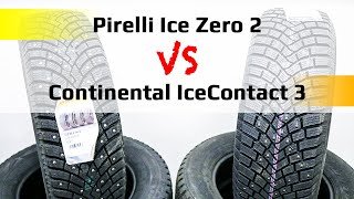 Pirelli Ice Zero 2 или Continental IceContact 3  что лучше [upl. by Iviv]