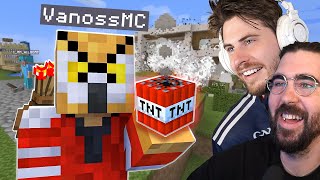 The BEST of Vanoss Crew MINECRAFT PRANKS  Nogla amp Terroriser REACT [upl. by Nosnehpets]