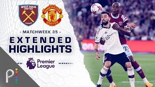 West Ham United v Manchester United  PREMIER LEAGUE HIGHLIGHTS  572023  NBC Sports [upl. by Narda]