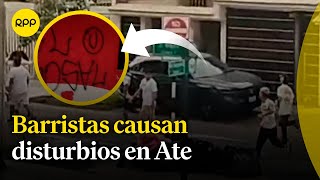 Vecinos de Ate denuncian constantes disturbios por presuntos barristas tras la Noche Crema [upl. by Aneeuqal701]