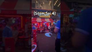 Bangkoks COOLEST Night Market Silom soi 4 food exploreasia shorts [upl. by Nylg412]