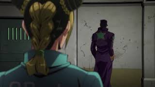 Jolyne Cujoh meets her father Jotaro for the first time [upl. by Anoynek]