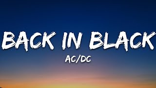 ACDC  Back In Black Lyrics [upl. by Merriott]