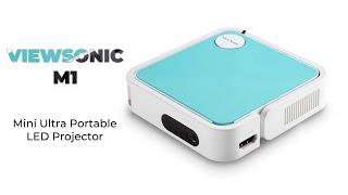 How to Use ViewSonic M1 Mini UltraPortable LED Projector  Complete Beginner Guide [upl. by Gotthelf795]