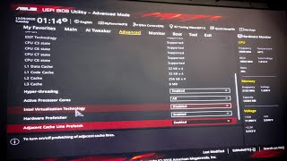 How to enable virtualization on Asus UEFI bios [upl. by Enaols]