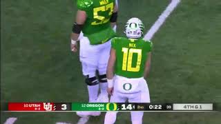 NFL Draft Film Ep 624 Bo Nix  QB  Oregon  2022  vs Utah [upl. by Nosro]