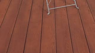 Millboard Enhanced Grain Decking Jarrah Colour [upl. by Akiria]