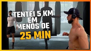 Consegui correr 5 km em menos de 25 minutos  Treino de CrossFit  corridaderua crossfit [upl. by Rocker]