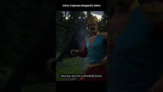 Arthur Captures Margarets Zebra  RDR2 rdr2 reddeadredmption2 arthurmorgan shorts [upl. by Jobey]