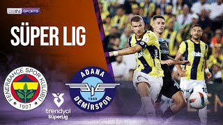 Fenerbahce vs Adana Demirspor  SÜPERLIG HIGHLIGHTS  081024  beIN SPORTS USA [upl. by Anaira]