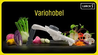 Lurch Variohobel für Scheiben Wellen und Julienne aus Obst und Gemüse [upl. by Sirtaeb]