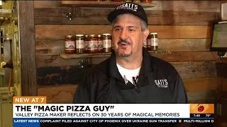 Magic Pizza Guy celebrates 30 years of memories at Rosatis Pizza [upl. by Yelnikcm]