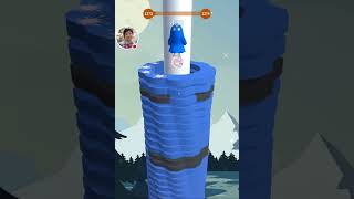 Stack Ball 3D Live Gameplay 5 stackball shortslive shortsfeed satisfying [upl. by Merrily]