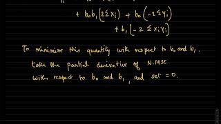 Sept 1 part 1 Theory linear regression fitting a straight line part 1 [upl. by Lledyl]