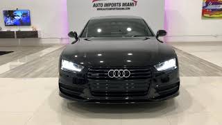 2017 AUDI A7 QUATTRO COMPETITION PRESTIGE  STOCK 3617 [upl. by Layod321]